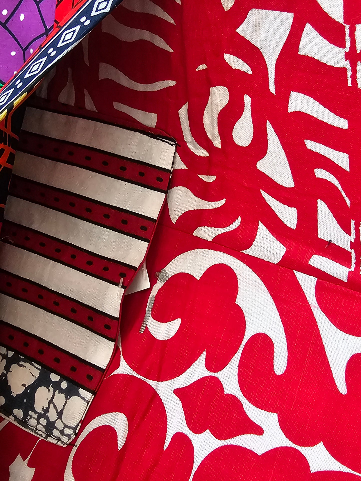 Custom Ankara Multi-Print Patchwork Clutch | African Fabric Statement Bag