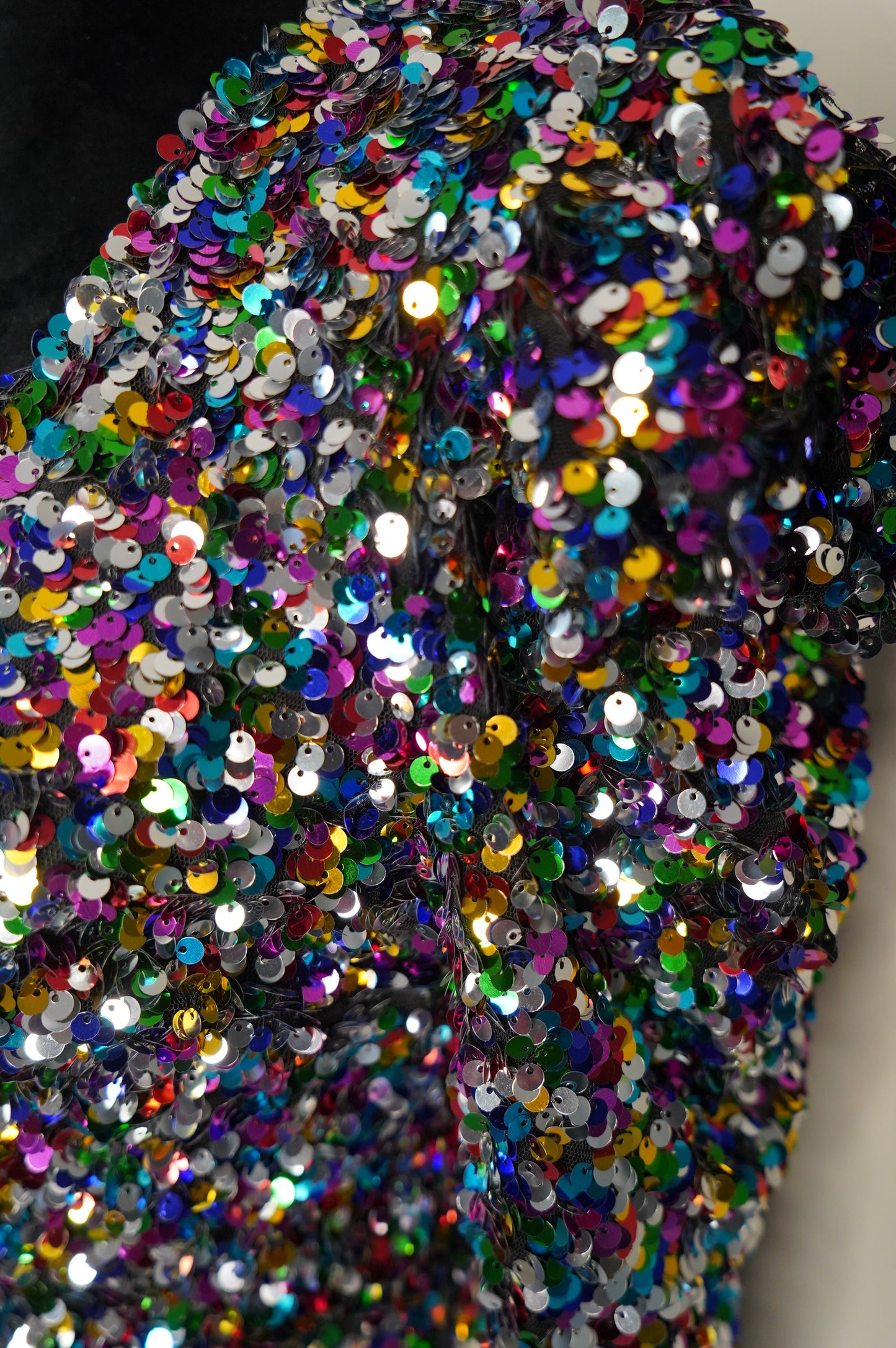 Fashion Nova Multi Color Sequin Razzle Dazzle Dress Size Large