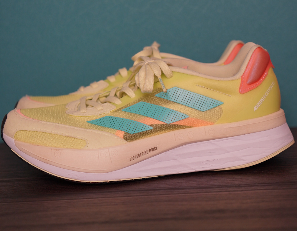 Adidas Adizero Boston 10 Women’s Running Shoes | Neon Performance Trainer | Size 9