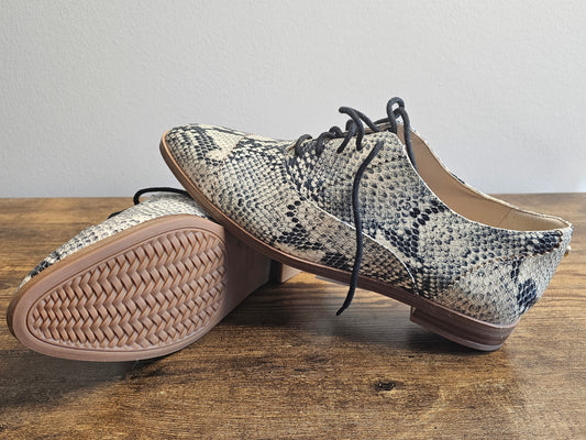 Cole Haan GOTO Snakeskin Print Oxford Shoes | Size 7.5