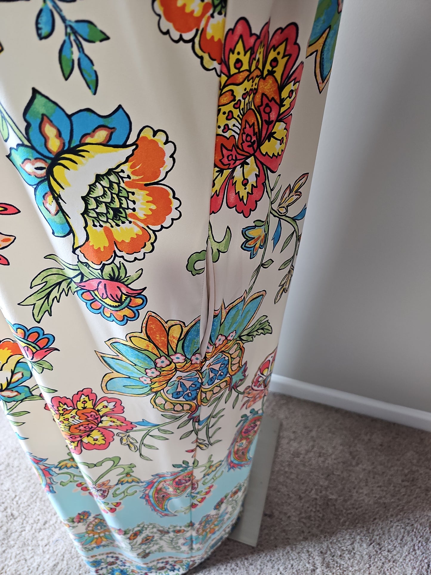 Cato Floral Maxi Colorful Boho Sleeveless Dress Size (26/28W) 3X