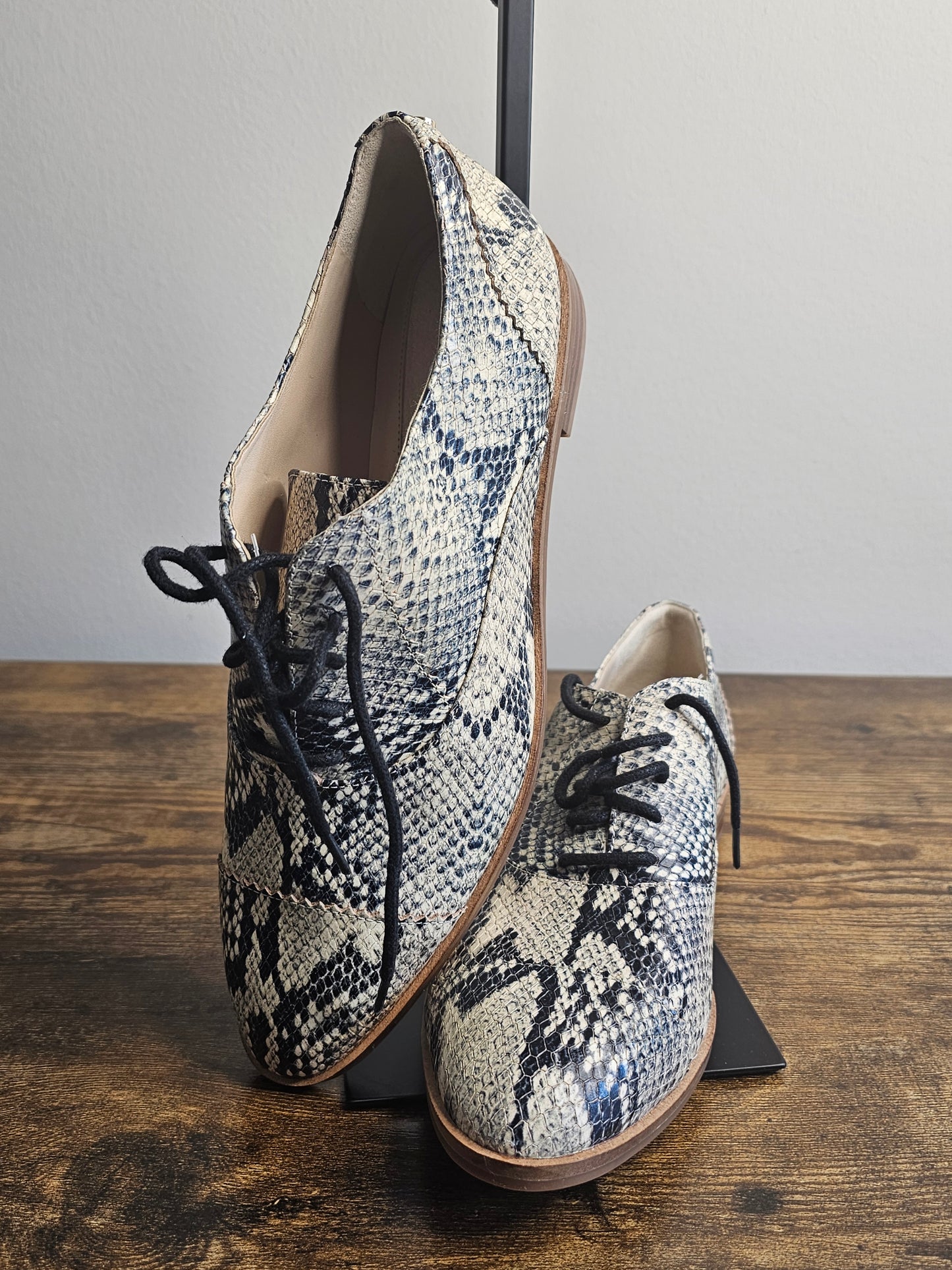 Cole Haan GOTO Snakeskin Print Oxford Shoes | Size 7.5