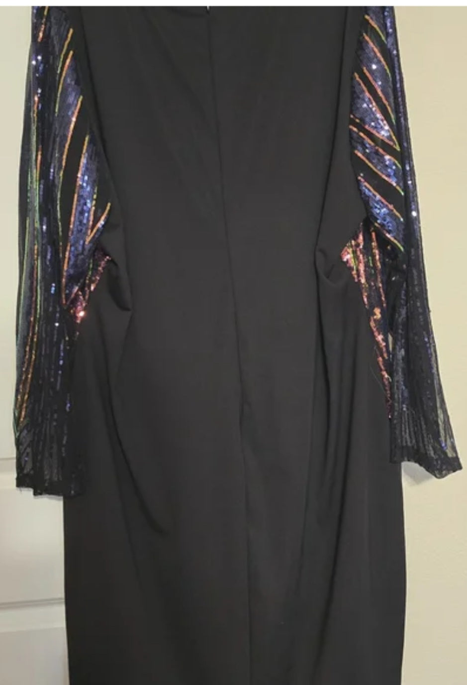 Ashley Stewart Sequin V-Neck Midi Dress |Size 14/16 XLarge